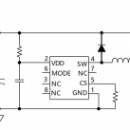 低成本的LED汽车驱动IC内置功率管_输出可达15w